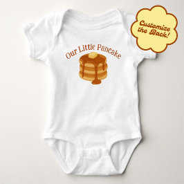 Ons Kleine Pannenkoeken Ontbijt Thema Romper