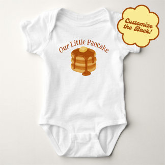 Ons Kleine Pannenkoeken Ontbijt Thema Romper
