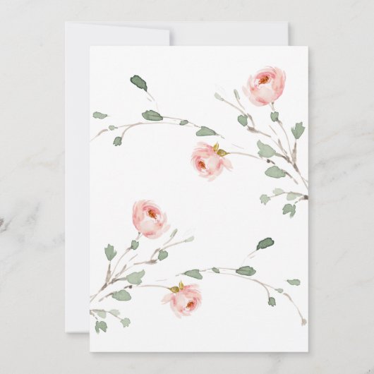 Ons kleine pompoenmeisje Baby shower Kaart (Achterkant)