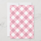 Ons kleine pompoenmeisje voor de eerste verjaardag kaart (Achterkant)