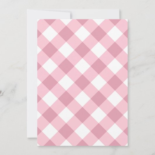 Ons kleine pompoenmeisje voor de eerste verjaardag kaart (Achterkant)