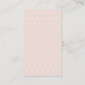 Ons kleine roze Melon Diaper Baby shower Informatiekaartje (Achterkant)