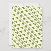 Ons kleine shamrock verandert twee Birthday feest Kaart (Achterkant)