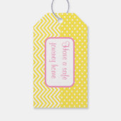 Ons kleine Sunshine Birthday Gift Label Cadeaulabel (Achterkant)