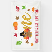 Ons kleine Turkije is een eerste jaarbanner Spandoek (Verticaal)