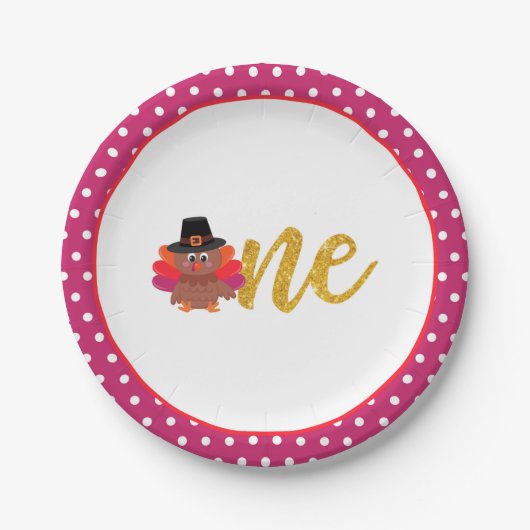 Ons kleine Turkije maakt van één Bord - meisje - W (Voorkant)