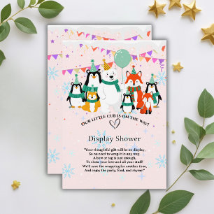 Ons kleine welpje Baby shower voor pooldieren Informatiekaartje