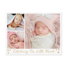 Ons Kleine Wonder Gouden Ster 3 Foto's Baby