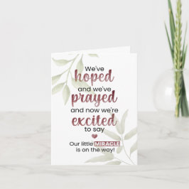 Ons kleine wonder is onderweg kaart