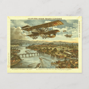 Ons leger aanvallen vanuit Sky Water en Shore Briefkaart