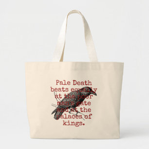 Ons leven droomt de utopie - de doodstraf grote tote bag