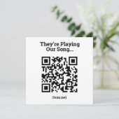 Ons lied afspelen - QR-codeontwerp (Staand voorkant)