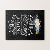 Ons liefdesverhaal begint hier legpuzzel (Horizontaal)