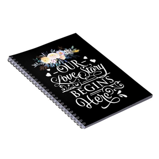 Ons liefdesverhaal begint hier notitieboek (Rechterzijde)