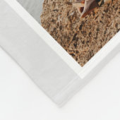 Ons liefdesverhaal gepersonaliseerde Valentijnse f Fleece Deken (Hoek)