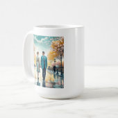 Ons liefdesverhaal is mijn favoriet koffiemok (Voorkant links)