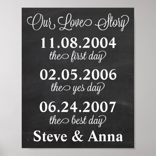 Ons liefdesverhaal poster (Voorkant)