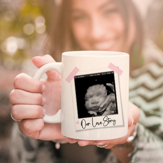 Ons liefdesverhaal | Roze Moederdag Foto Gift Mok