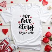 Ons liefdesverhaal t-shirt