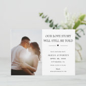 Ons liefdesverhaal zal nog steeds worden verteld V Kaart (Staand voorkant)