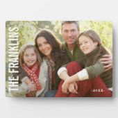 Ons Lijst Aangepaste foto voor familie Fotoplaat (voorkant)
