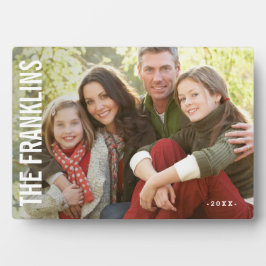 Ons Lijst Aangepaste foto voor familie Fotoplaat