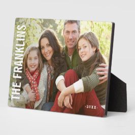 Ons Lijst Aangepaste foto voor familie Fotoplaat