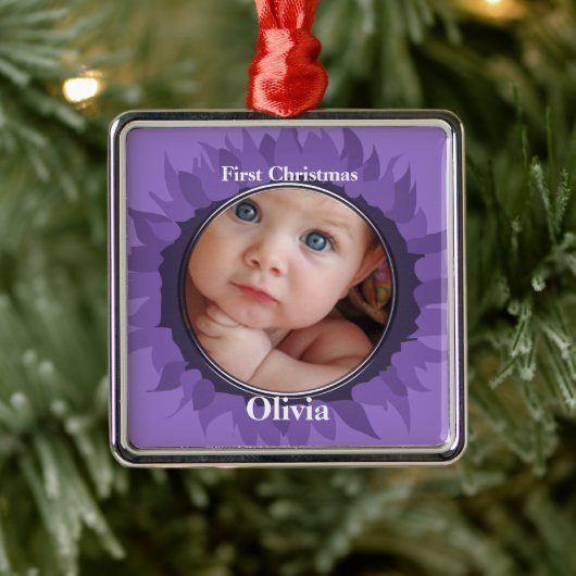 Ons Little Gerber Baby Photo Ornament - Grape (Boom)