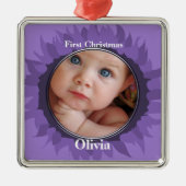 Ons Little Gerber Baby Photo Ornament - Grape (Voorkant)