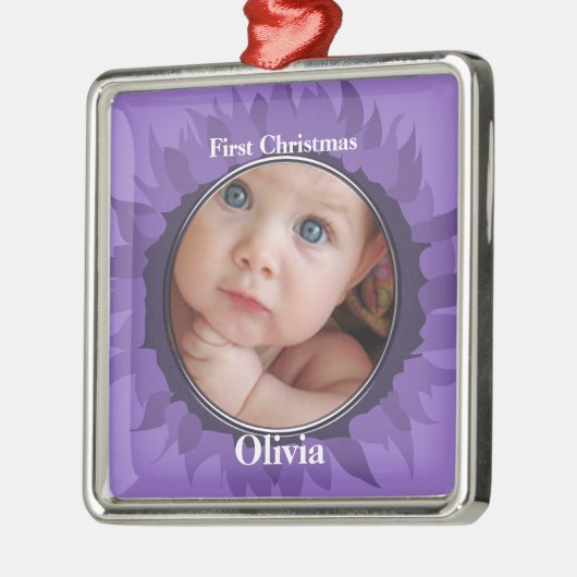 Ons Little Gerber Baby Photo Ornament - Grape (Links)