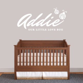 Ons Little Love Bug Kind Name Large Wall Decline