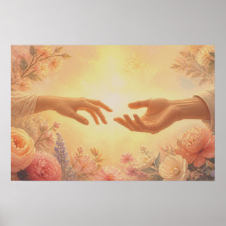 Ons Lot Ontmoeten Jouw Hand In De Mijne Aan Een Mu Poster