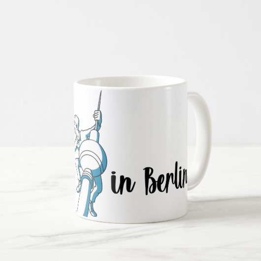Ons Man in Berlijn - Tasse (blu) Koffiemok (Voorkant rechts)