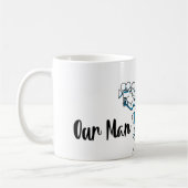 Ons Man in Berlijn - Tasse (blu) Koffiemok (Links)