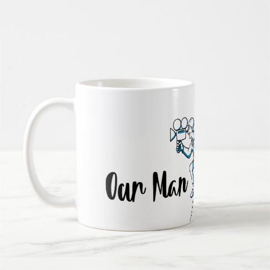 Ons Man in Berlijn - Tasse (blu) Koffiemok (Links)