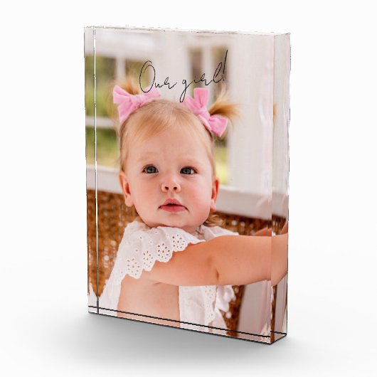 Ons meisje Kind Fotoblokken (Rechts)