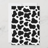 Ons meisje met de Lil Moo draait twee sterrenkaart Kaart (Achterkant)