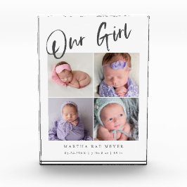 Ons meisje Modern Baby Fotoblokken