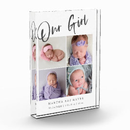 Ons meisje Modern Baby Fotoblokken