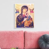 Ons Moeder van het Persoonlijke Pictogram van de H Canvas Afdruk (Insitu (Woonkamer))