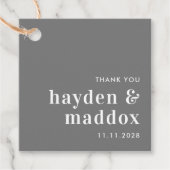 Ons Moment EDITABLE KLEUR Bruiloft Favor Labels (Voorkant)