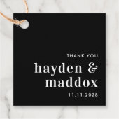 Ons Moment EDITABLE KLEUR Bruiloft Favor Labels (Voorkant)