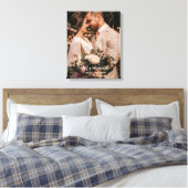 Ons moment | Rustige Passen getrouwd Aangepaste br Canvas Afdruk (Insitu (Slaapkamer))