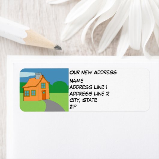 Ons nieuwe adres etiket (Insitu)