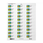 Ons nieuwe adres etiket (Full Sheet)