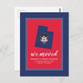 Ons nieuwe adres in Utah Briefkaart (Voorkant / Achterkant)