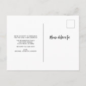 Ons nieuwe adres | Moderne aankondiging van fotobe (Achterkant)