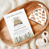 Ons nieuwe Chapter Book Baby shower Kaart