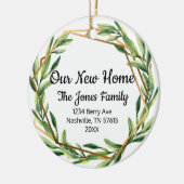 Ons nieuwe Home Floral Ornament Nieuwe Home Gift (Links)
