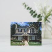 Ons nieuwe Home Photo Briefkaart (Staand voorkant)